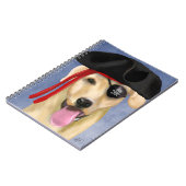 Carnet Pirate du Labrador jaune (Côté gauche)