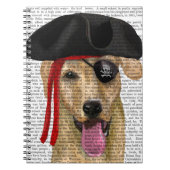 Carnet Pirate jaune du Labrador 2 (Devant)