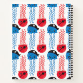 Carnet Pirate Jellyfish, Motif de méduses, Sea Animaux (Dos)