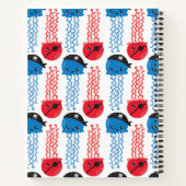 Carnet Pirate Jellyfish, Motif de méduses, Votre nom (Dos)