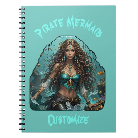 Carnet Pirate Mermaid Lady Thunder_Cove (Devant)