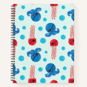 Carnet Pirate Octopus, Pirate Jellyfish, Sea Animaux (Devant)