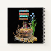 CARNET PIRATE SKELETTE DANS UN BARREAU (Dos)