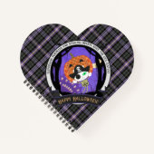 Carnet Pirate squelette chat et plaid (Devant)