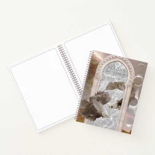 Carnet Pisces Muse Ethereal Zodiac Sketbook (Intérieur)