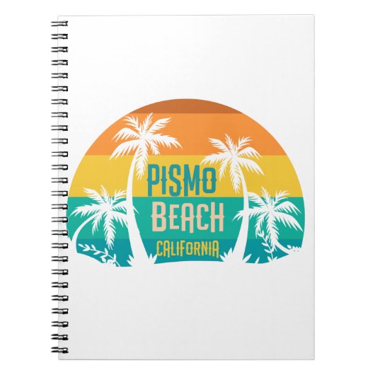 Carnet Pismo Beach Retro (Devant)