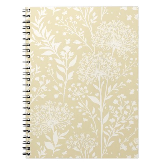 Carnet Pissenlit doux Neutre - Blé doré (Devant)