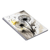 Carnet Pissenlit - Fleurs aquarelle (Côté Droit)