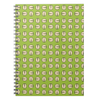 Carnet Pistachio Nut Motif sans couture