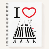 Carnet Piste de l'aéroport Hawthorne 25 / 7 (Devant)