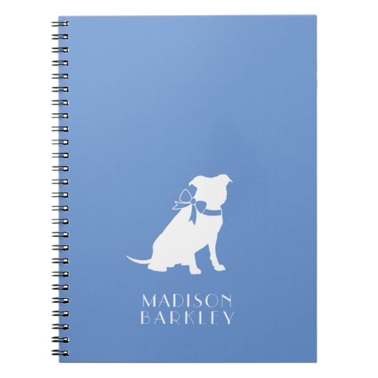 Carnet Pit Bull Chien Puppy Pitbull (Devant)