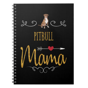 Carnet Pitbull aime maman tant