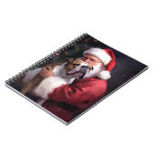Carnet Pitbull avec Noël Festif du Père Noël (Côté gauche)