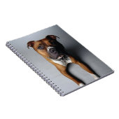 Carnet Pitbull Terrier se couchant (Côté Droit)