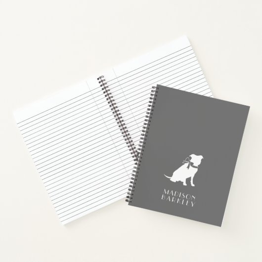 Carnet Pitbulle Pit Bull Chien Chien Chien Chien C (Intérieur)