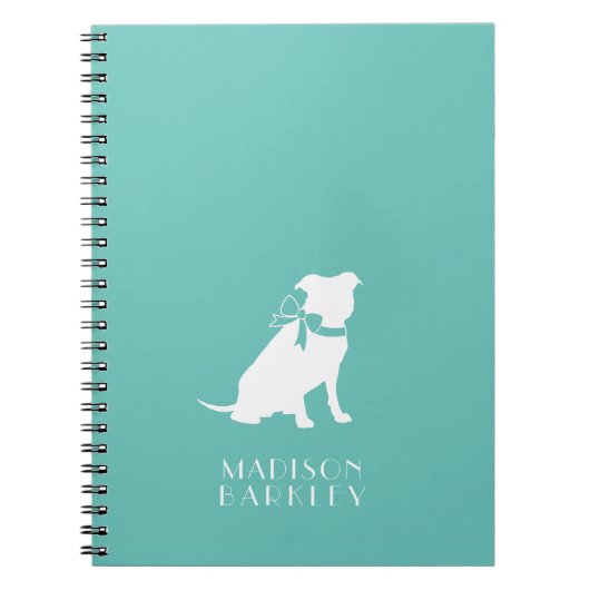 Carnet Pitbulle Pit Bull Chien Chien Chien Chien C (Devant)