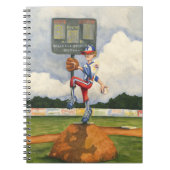 Carnet Pitcher de baseball sur Mound par Jay Throckmorton (Devant)