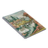 Carnet pittoresque PBN de cygnes vintages de (Côté Droit)