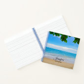 Carnet Pittoresque Tropical Beach Sable de soleil et Surf (Intérieur)
