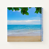 Carnet Pittoresque Tropical Beach Sable de soleil et Surf (Dos)