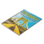 Carnet Pittsburgh, PA Vintage voyage du pont jaune (Côté gauche)
