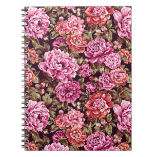 Carnet Pivoines en Fleurs