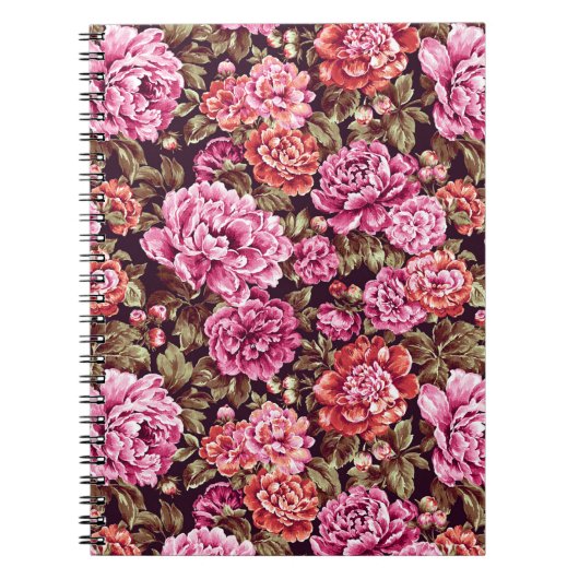 Carnet Pivoines en Fleurs (Devant)