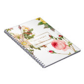 Carnet PixDezines Roses Vintages/Redoute (Côté Droit)
