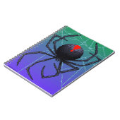 Carnet Pixel araignée noire (Côté gauche)