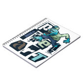 Carnet Pixel art et monstre (Côté gauche)