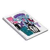 Carnet Pixel art et monstre bleu (Côté Droit)