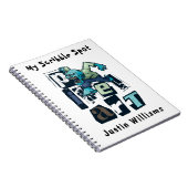 Carnet Pixel art et personnage monstre (Côté Droit)