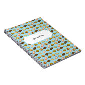Carnet Pixel Art savoureux Cookie Biscuit Motif (Côté Droit)