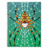 Carnet Pixel banana spider (Devant)