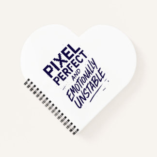 Carnet Pixel Coeur parfait