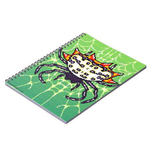 Carnet Pixel crabe araignée (Côté gauche)