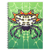 Carnet Pixel crabe araignée (Devant)