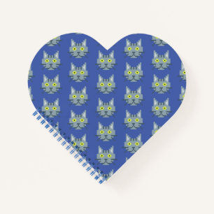 Carnet Pixel Motif de chat