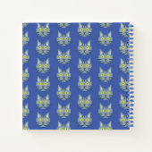 Carnet Pixel Motif de chat (Dos)