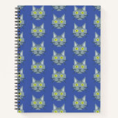 Carnet Pixel Motif de chat (Devant)