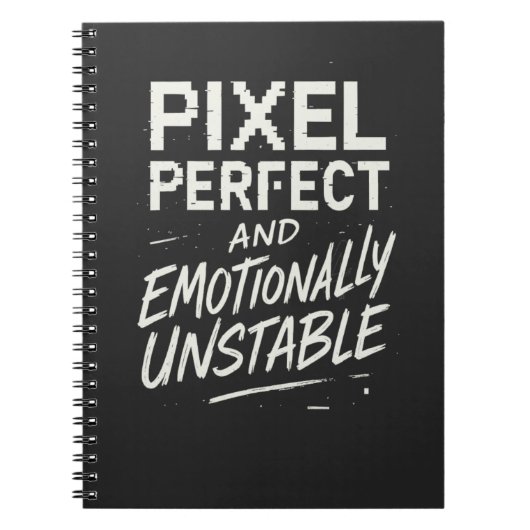 Carnet Pixel parfait (Devant)