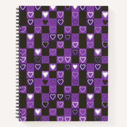 Carnet "Pixel Pulse : Love Checkmate" (Devant)