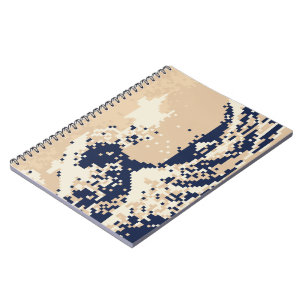 Carnet Pixel Tsunami 8 bits Pixel Art