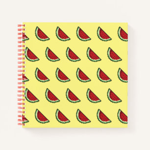Carnet Pixel Watermelon Motif