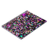 Carnet Pixels en cristal de ton de bijoux (Côté gauche)