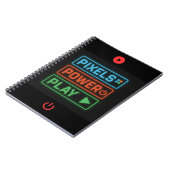 Carnet Pixels Power Play Ordinateur portable pour joueurs (Côté gauche)