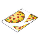 Carnet pizza à paillettes (Côté gauche)