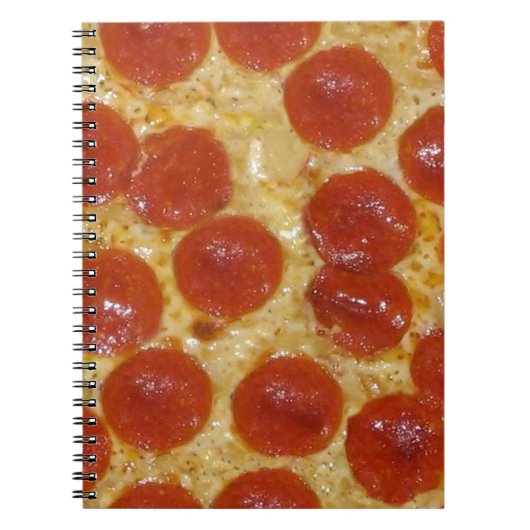 Carnet pizza au gros pepperoni (Devant)