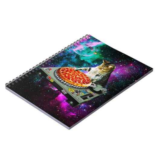 Carnet Pizza de chat du DJ de l'espace (Côté gauche)