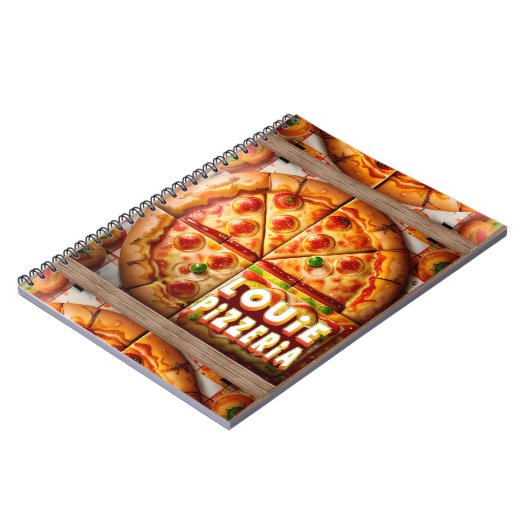 Carnet Pizza Pizzeria Design (Côté gauche)